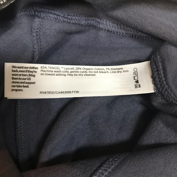 Eileen Fisher NWT Tencel/ Lyocell Corn flower Blue Leggings - XS - Picture 4 of 6